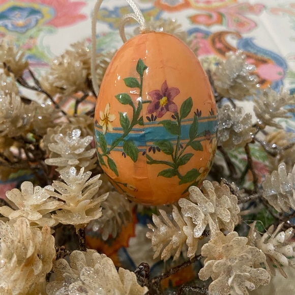 Set 7 Vintage Spring Egg Ornaments - Picture 10 of 14